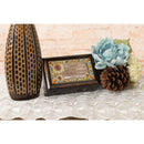 Be Joyful In Hope Jeweled Amber Music Box Plays Amazing Grace