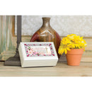 First Communion Jeweled Ivory Finish Music Box Plays Jesus Loves Me