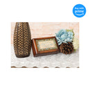 Top down view of Find The Courage Jeweled Woodgrain Petite Music Box