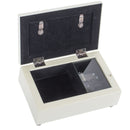 First Communion Girl Praying Rejoice Matte Ivory Jewelry Music Box Plays Jesus Loves Me