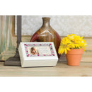 First Communion Girl Praying Rejoice Matte Ivory Jewelry Music Box Plays Jesus Loves Me