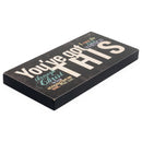 WenNuNa Youve Got This Philippians 4:13 Distressed Black 5 x 10 Wood Table Top Sign Plaque