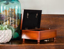 Congratulations Graduate Woodgrain Jewelry Music Box Plays Pomp And Circumstance