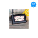 Top down view of No One More Lucky to Have Matte Black Petite Jewelry and Music Box