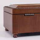 Pastors Wife Your Loving Support Woodgrain Rope Trim Jewelry Music Box Plays Amazing Grace