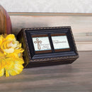 Confirmation Boy Distressed Black Petite Music Box/Jewelry Box Plays Hallelujah
