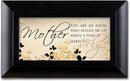 Mother an Angel Who Holds Me Up Matte Black Jewelry Music Box Plays Wonderful World