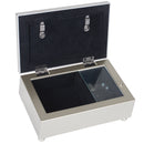 Confirmation Scripture Brushed Silver Music Box Plays Amazing Grace