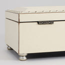 First Communion God Beside You Matte Ivory Jewelry Music Box Plays Ave Maria