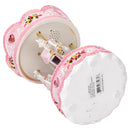 Pink Rose Horse Musical Carousel 10 inch Rotating Figurine Plays Tune Memory