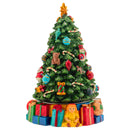 Christmas Tree Revolving Musical Figurine - Plays Tune We Wish You A Merry Christmas