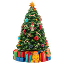 Christmas Tree Revolving Musical Figurine - Plays Tune We Wish You A Merry Christmas