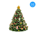 Front view of Christmas Tree Musical Box - Plays Tune We Wish You A Merry Christmas