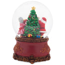 Elanze Designs Mr and Mrs Claus 120 MM Christmas Snow Globe Plays Deck The Halls