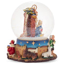 Elanze Designs Nativity Wise Men Night Sky 100 MM Christmas Snow Globe Plays Silent Night