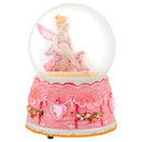 Rotating Ballerina Princess Fairy 100MM Musical Water Globe Plays Tune Swan Lake