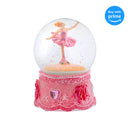 Front view of Dancing Ballerina Rotating Musical Snow Globe