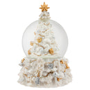 Revolving Christmas Tree 100MM Musical Water Globe Plays Tune Jingle Bells
