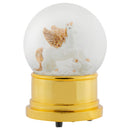 Front view of Flying Unicorn Musical Snow Globe