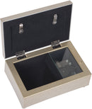 Sister You Mean the World Silvertone Embossed Jewelry Music Box Plays Wind Beneath My Wings