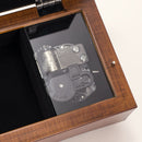 Granddaughter Key That Unlocked Woodgrain Embossed Jewelry Music Box Plays You Light Up My Life