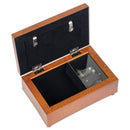 Home décor keepsake and trinket box made with hidden musical mechanism inside