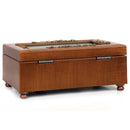 Friend Never Know How Much Woodgrain Embossed Jewelry Music Box Plays What Friends Are For