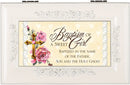 Baptism of a Sweet Girl Petite Rose Music Box Plays Jesus Loves Me