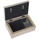 Niece Sweet Smile Bring Joy Silvertone Embossed Jewelry Music Box Plays You Light Up My Life