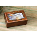 Daughter Youre a True Gift to Me Woodgrain Embossed Jewelry Music Box Plays You Are My Sunshine