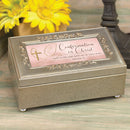 Confirmation In Christ Petite Rose Music Box Plays Amazing Grace