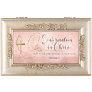 Confirmation In Christ Petite Rose Music Box Plays Amazing Grace