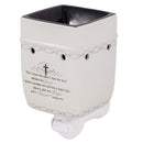 Front view of for I Know The Plans I Have for You Electric Plug-in Outlet Wax and Oil Warmer