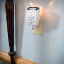 Mr & Mrs Forever and Always Ceramic Stoneware Electric Plug-in Outlet Wax and Oil Warmer