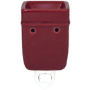 Solid Red Ceramic Stoneware Wall Plug-In Electric Warmer
