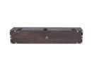 Handcrafted Wood Magic Wand Box, 18 inch, Weathered Grey