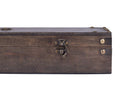 Handcrafted Wood Magic Wand Box, 18 inch, Weathered Grey