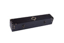 Top down view of Midnight Black Handcrafted Wood Magic Wand Box