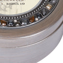 Be Strong and Courageous Brushed Pewter Jewelry Music Box Plays Amazing Grace