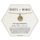 Mary Square Rhino Powerful Bronze Tone One Size Metal Women's Fashion Coin Necklace