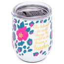 Mary Square 12oz Stainless Drink Travel Tumbler. With double walled, BPA hard plastic locking closure lid, Vacuum Insulated Stainless Steel Technology, this tumbler is amazing! (Become A Teacher)