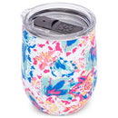 Mary Square 12oz Stainless Drink Travel Tumbler. With double walled, BPA hard plastic locking closure lid, Vacuum Insulated Stainless Steel Technology, this tumbler is amazing! (Peony Sorbet)