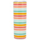 Mary Square Stainless Steel Skinny Straw Tumbler, Tripled Wall Insulated with Lid, 20 Ounce, Swept Away
