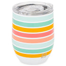 Mary Square Stainless Steel Tumbler, Triple Wall Insulated with Lid, 15 Ounces, Freshly Picked