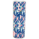 Mary Square Stainless Steel Skinny Straw Tumbler, Tripled Wall Insulated with Lid, 20 Ounce, Lost In Paradise