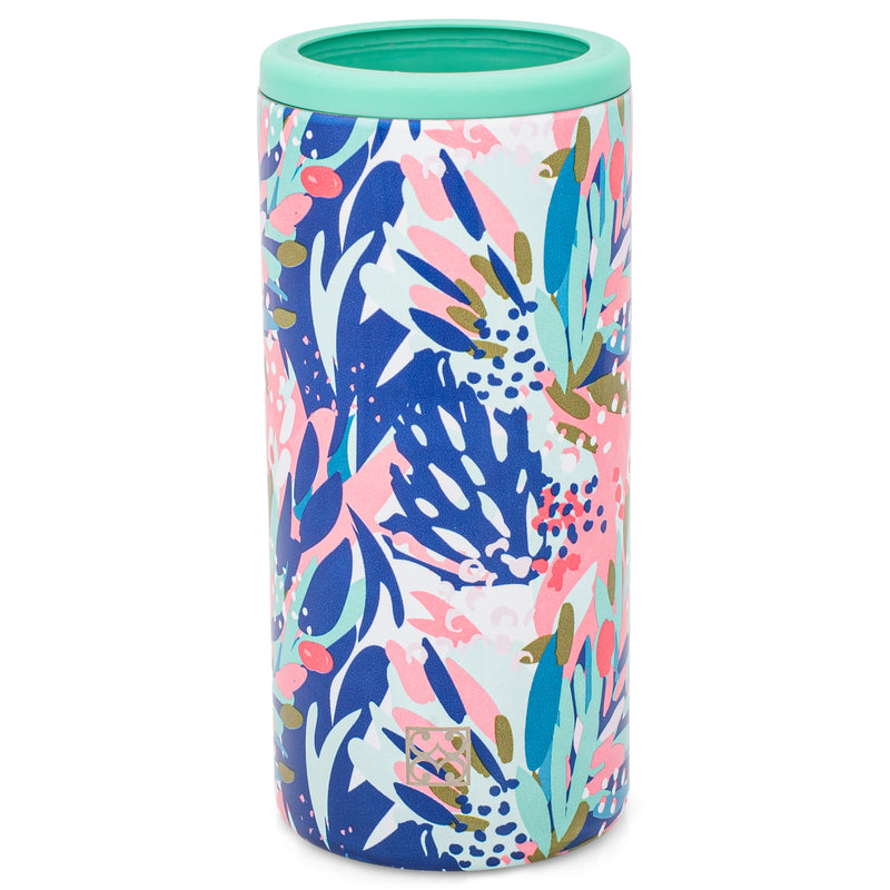 Mary Square Triple Wall, Vacuum Insulated Stainless Steel Skinny Can Cooler, Freshly Picked