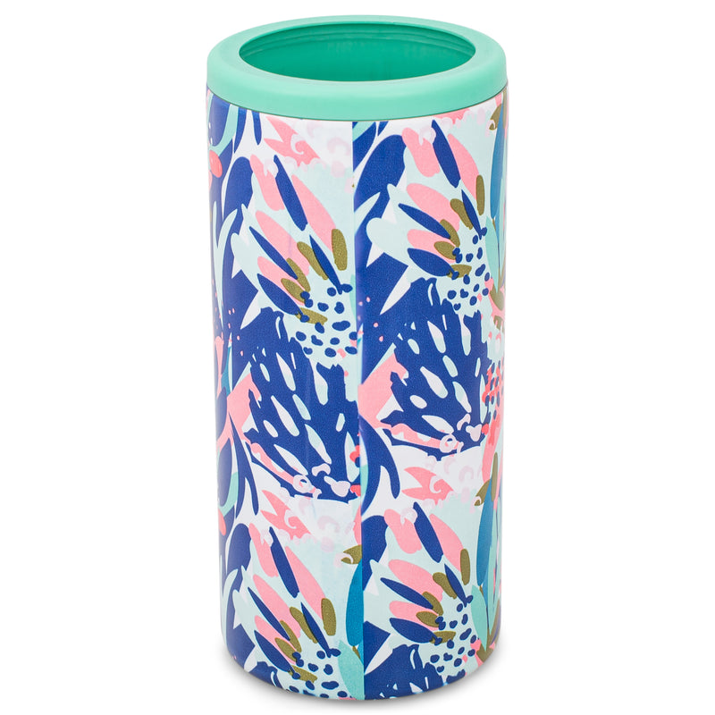 Mary Square Triple Wall, Vacuum Insulated Stainless Steel Skinny Can Cooler, Freshly Picked