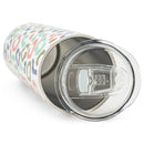 Mary Square Stainless Steel Skinny Straw Tumbler, Tripled Wall Insulated with Lid, 20 Ounce, Wildside