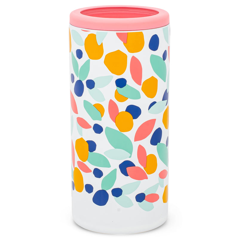 Mary Square Triple Wall, Vacuum Insulated Stainless Steel Skinny Can Cooler, Lost In Paradise