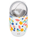 Mary Square Stainless Steel Tumbler, Triple Wall Insulated with Lid, 15 Ounces, Swept Away